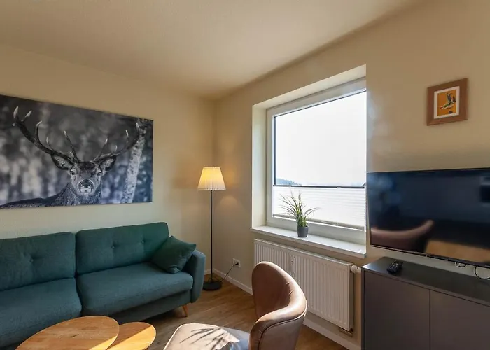 Апартаменты Lichtblick Mit Balkon Und Garage Браунлаге